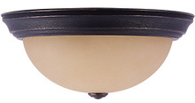  15165 - Laredo- 13' 2-Light Tea Stained Ceiling Dome - RB